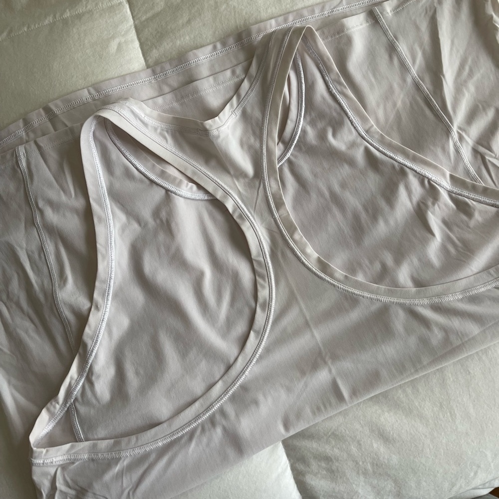 Athleta - White Racerback Tank